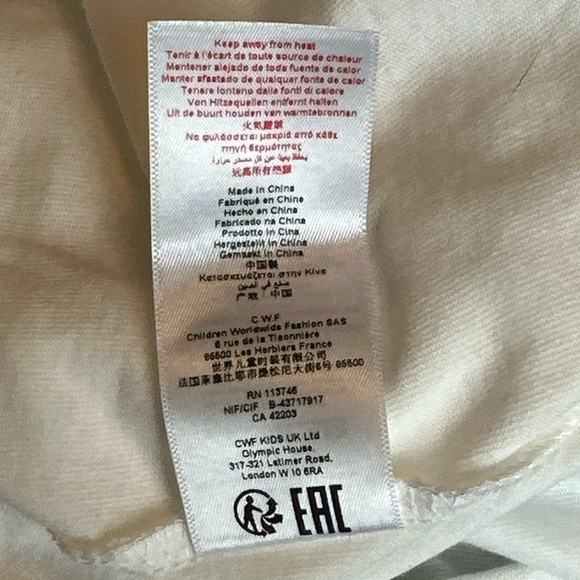 NWT Michael Kors Kids 100% cotton White T-Shirt - Picture 7 of 8